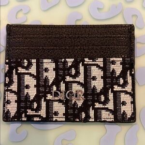 Dior Black and White Card Holder